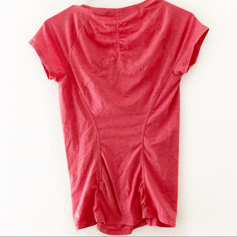 Zella | Z5 Ruched V Neck Training Short Sleeve Top - Picture 3 of 6